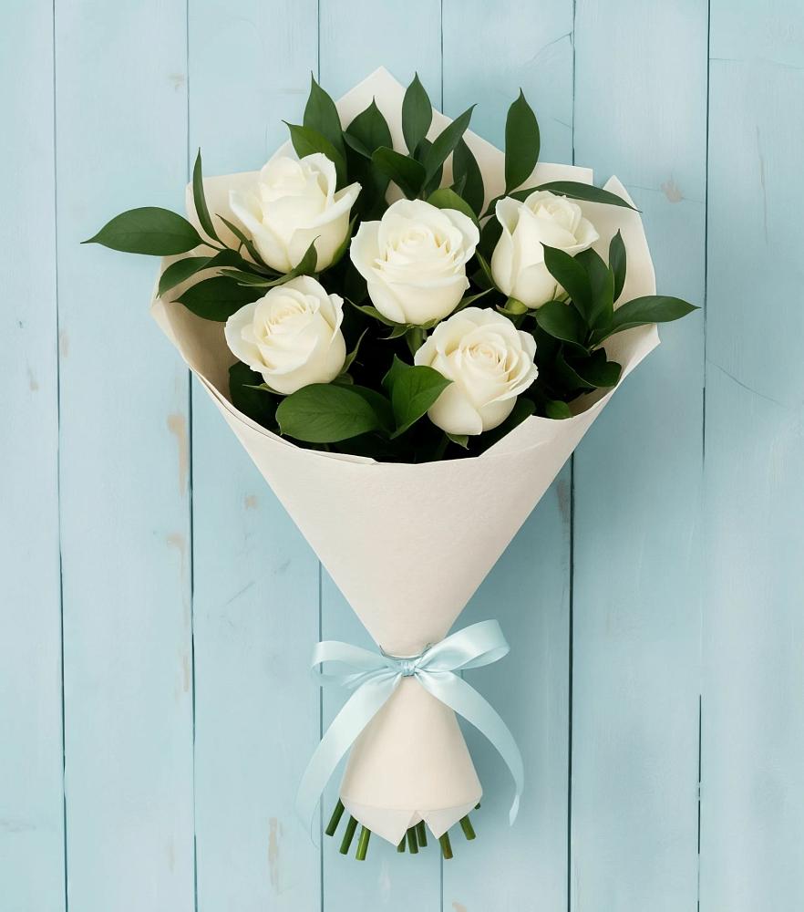 Букет цветов из: Розы в Юровка