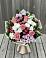 Букет цветов из: Альстромерии, Гвоздики, Розы и Хризантемы в Юровка