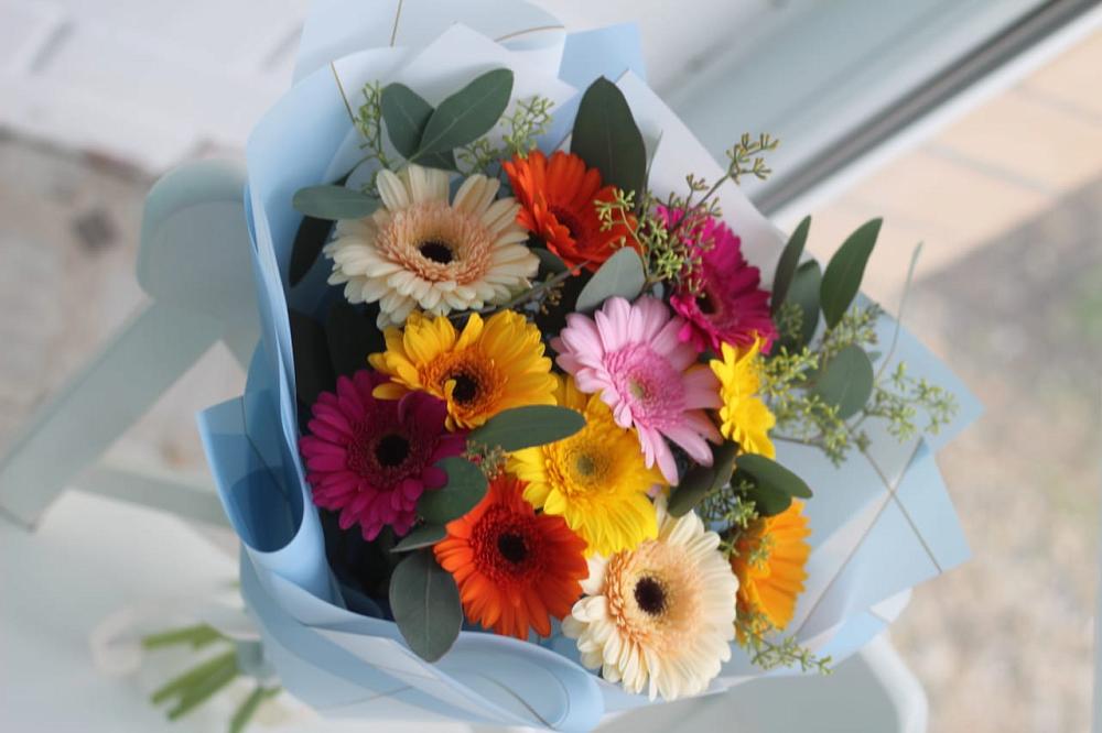 Букет цветов из: Герберы в Юровка