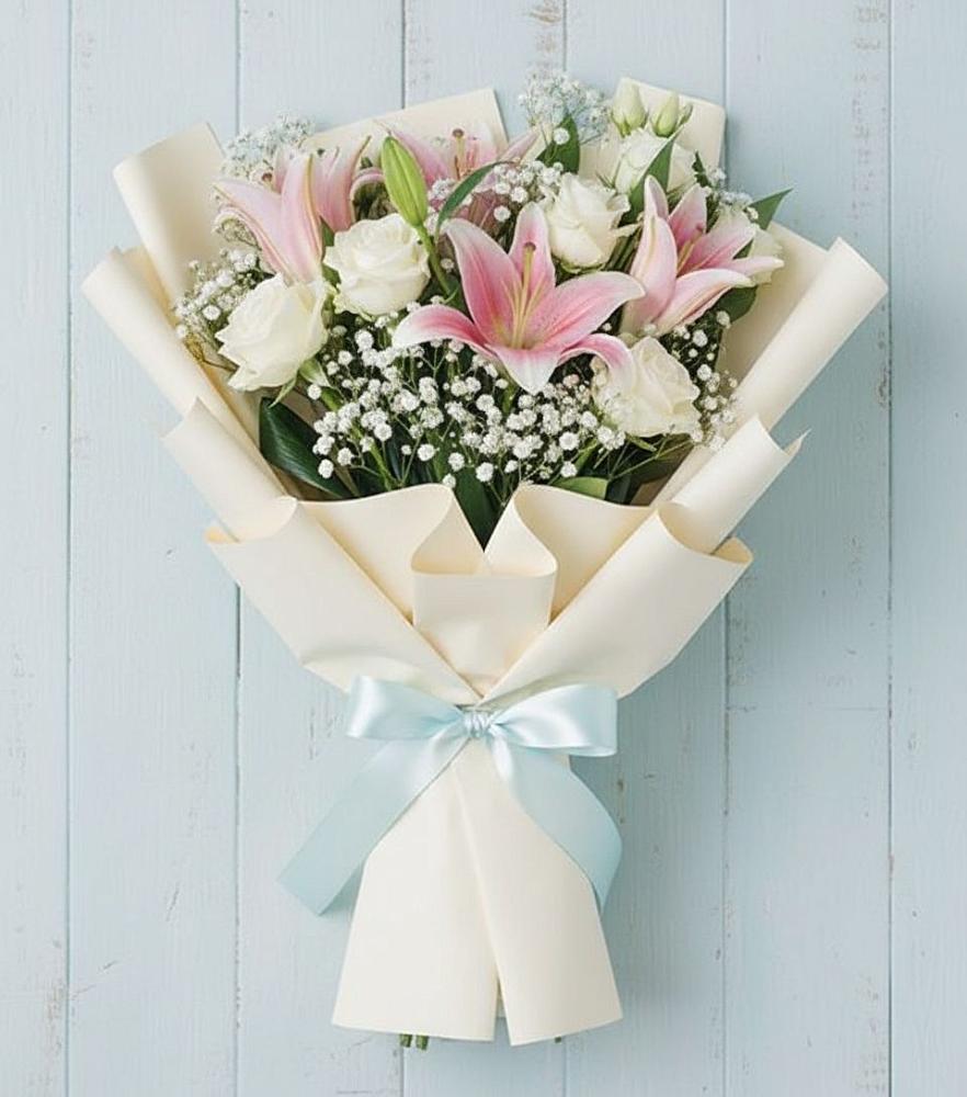 Букет цветов из: Лилии в Юровка