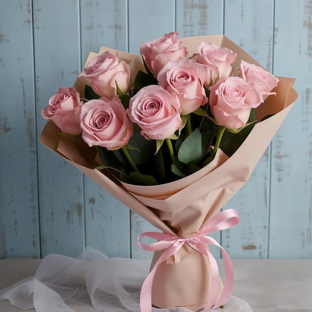 Букет цветов из: Розы в Юровка