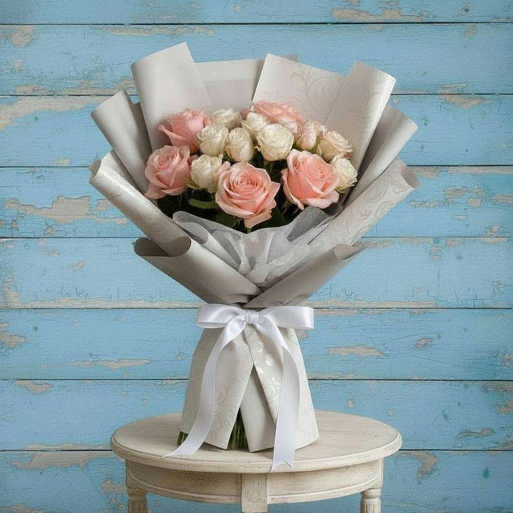 Букет цветов из: Розы в Юровка