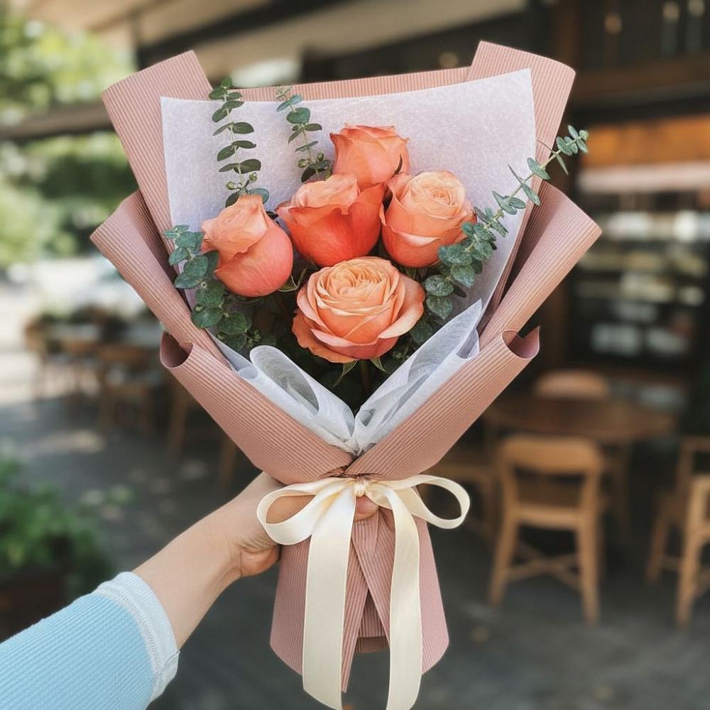 Букет цветов из: Розы в Юровка