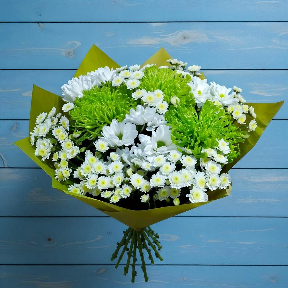 Букет цветов из: Хризантемы в Юровка