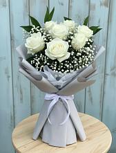 Букет цветов из:  Розы в Юровка
