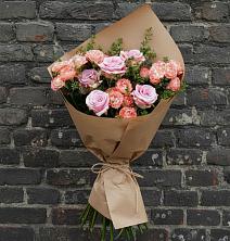 Букет цветов из:  Розы в Юровка