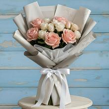 Букет цветов из:  Розы #REPLACE_PRED# Юровка