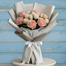Букет цветов из:  Розы в Юровка