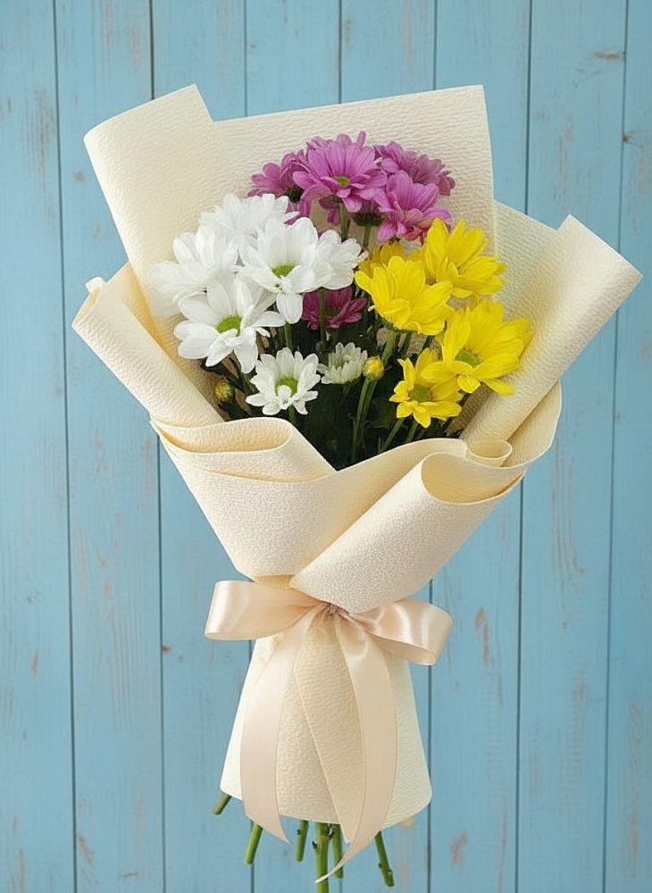 Букет цветов из: Хризантемы в Юровка