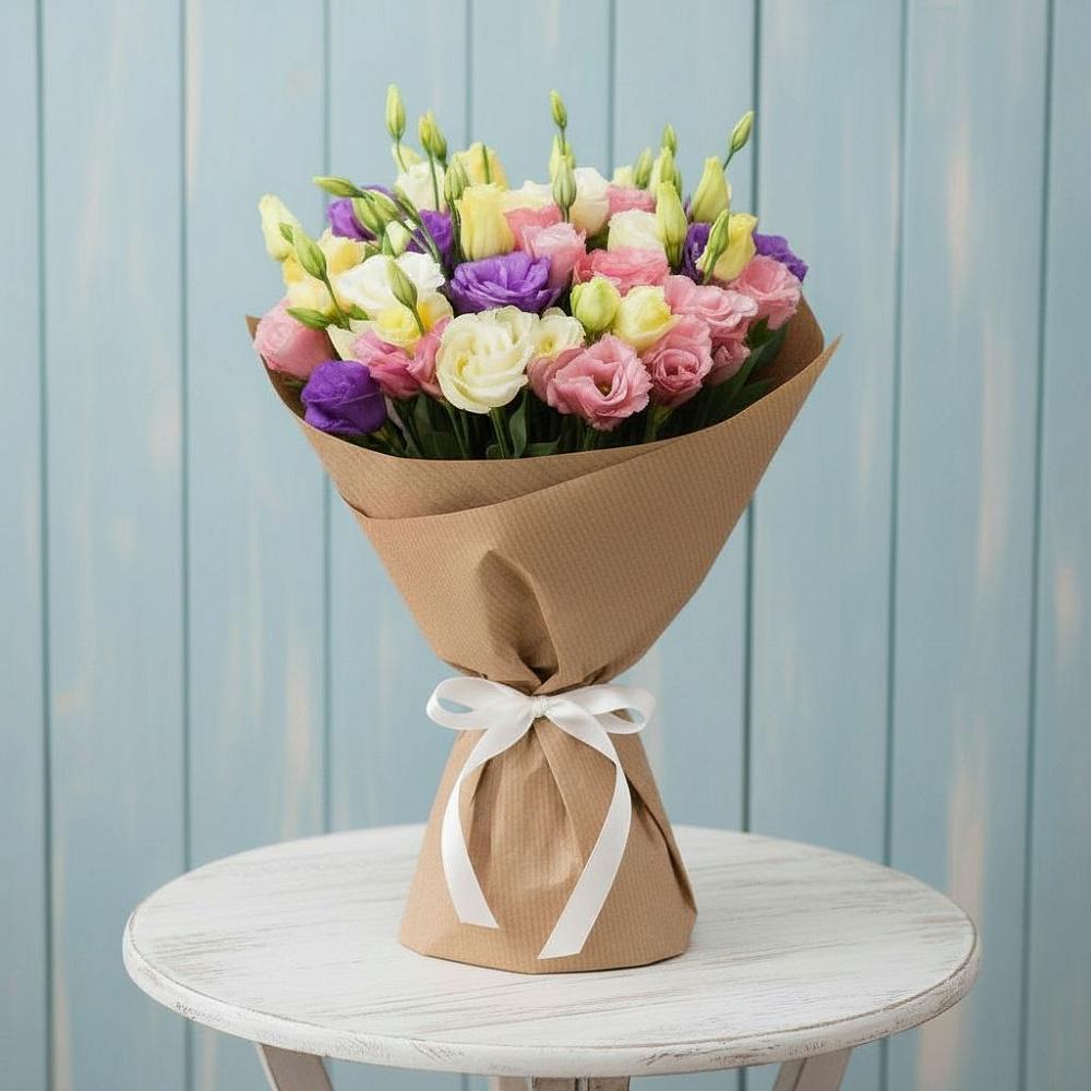 Букет цветов из: Лизиантусы в Юровка