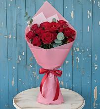 Букет цветов из:  Розы в Юровка