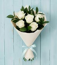 Букет цветов из:  Розы в Юровка