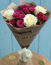 Букет цветов из:  Розы в Юровка