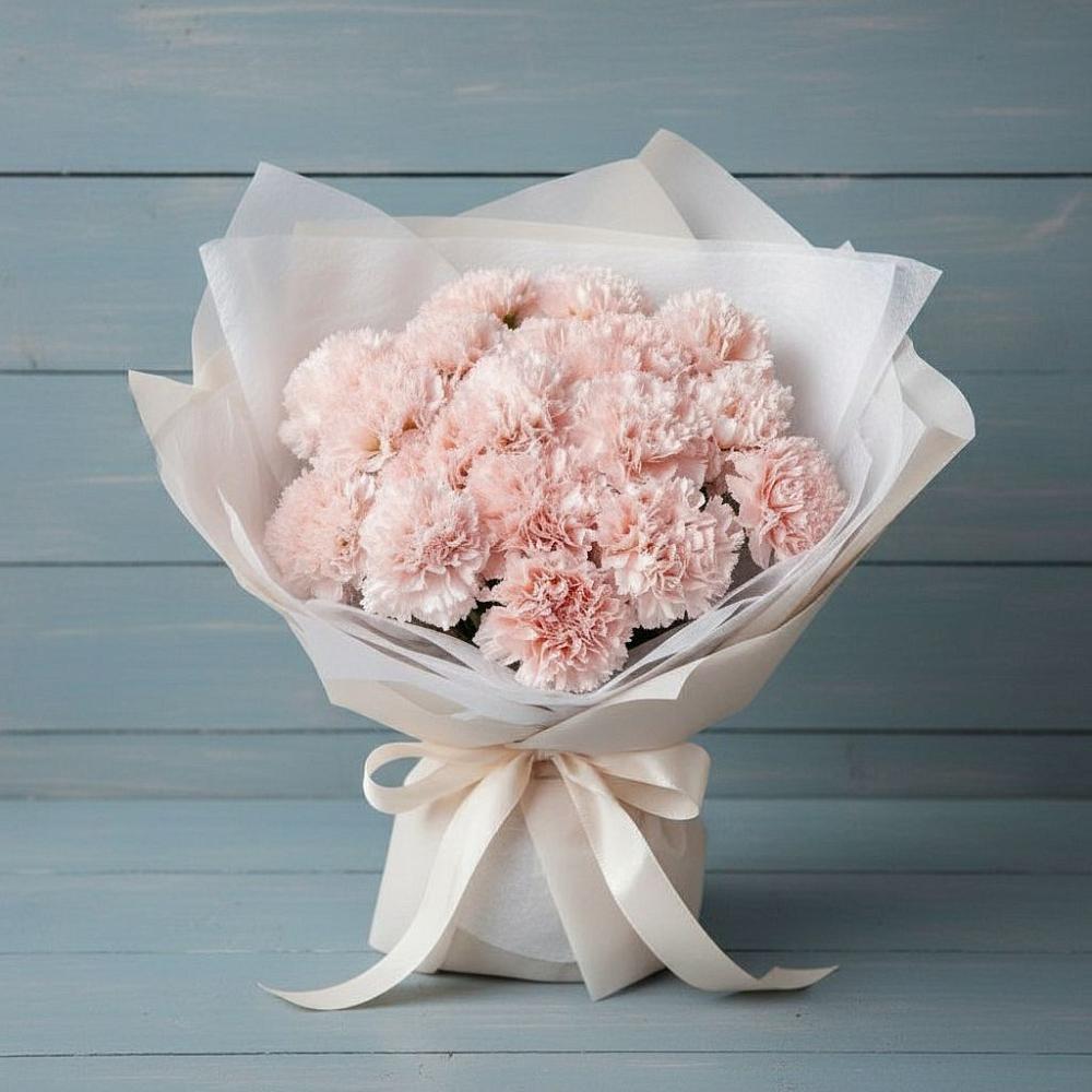 Букет цветов из: Гвоздики в Юровка