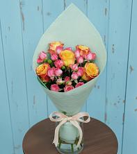 Букет цветов из:  Розы в Юровка