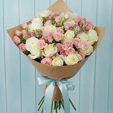 Букет цветов из:  Розы в Юровка