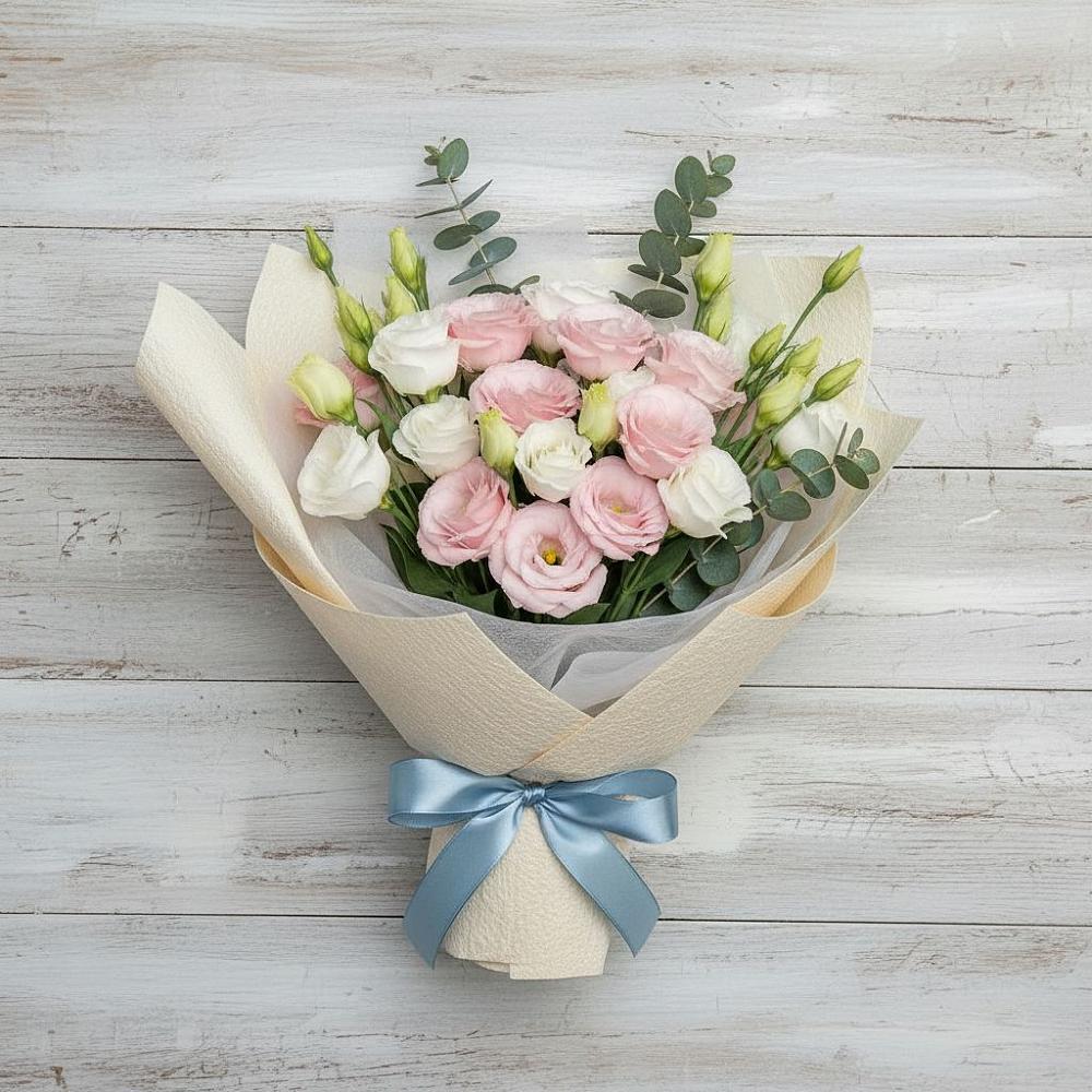 Букет цветов из: Лизиантусы в Юровка