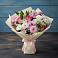 Букет цветов из: Хризантемы, Альстромерии и Розы в Юровка